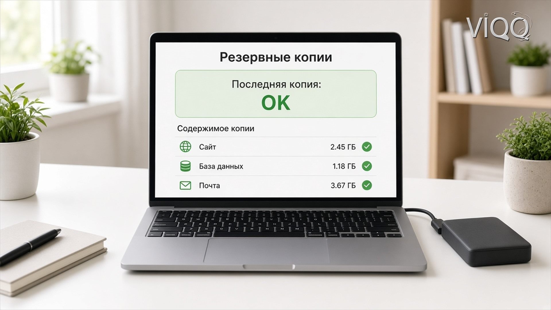 Расписание копий и результат учебного восстановления