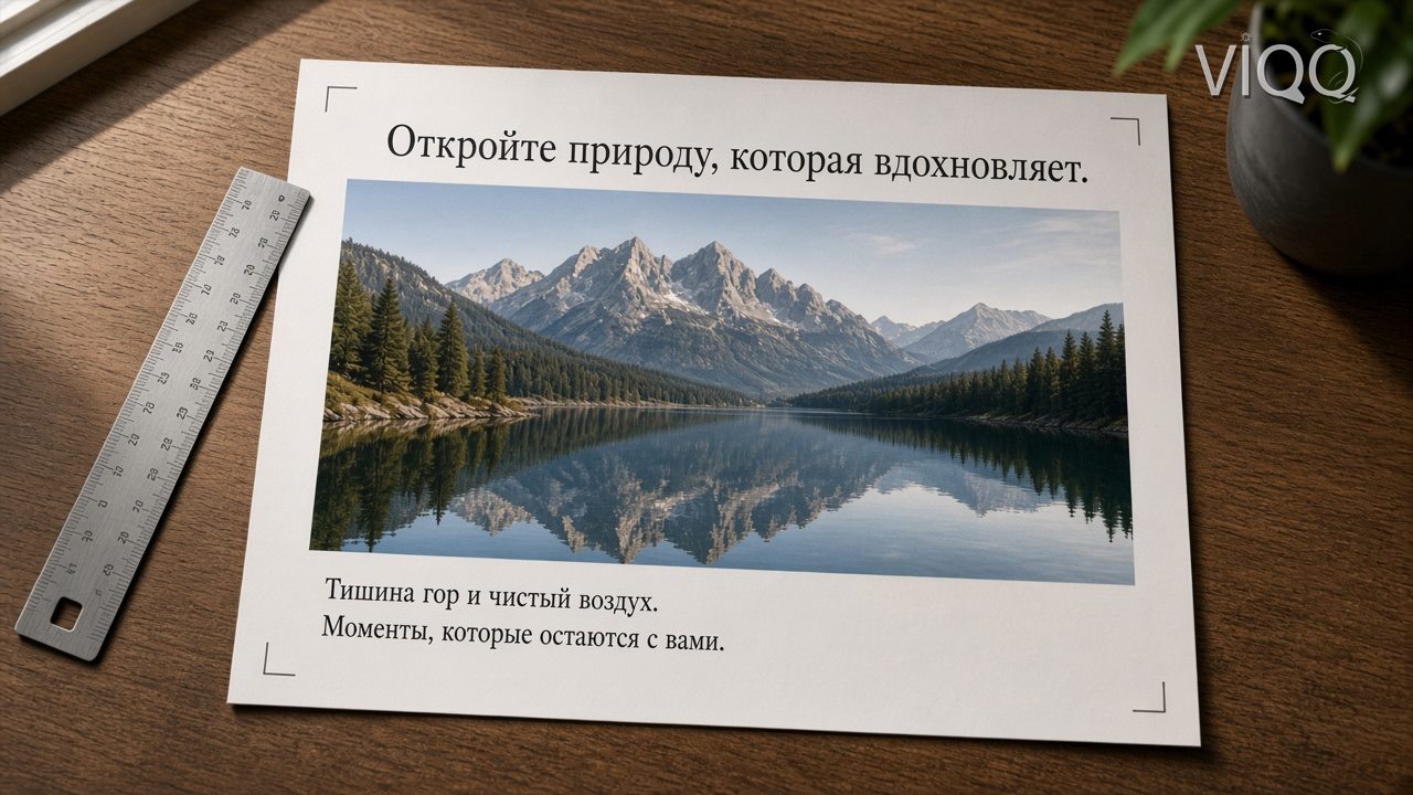 Печатная цветопроба баннера с линейкой