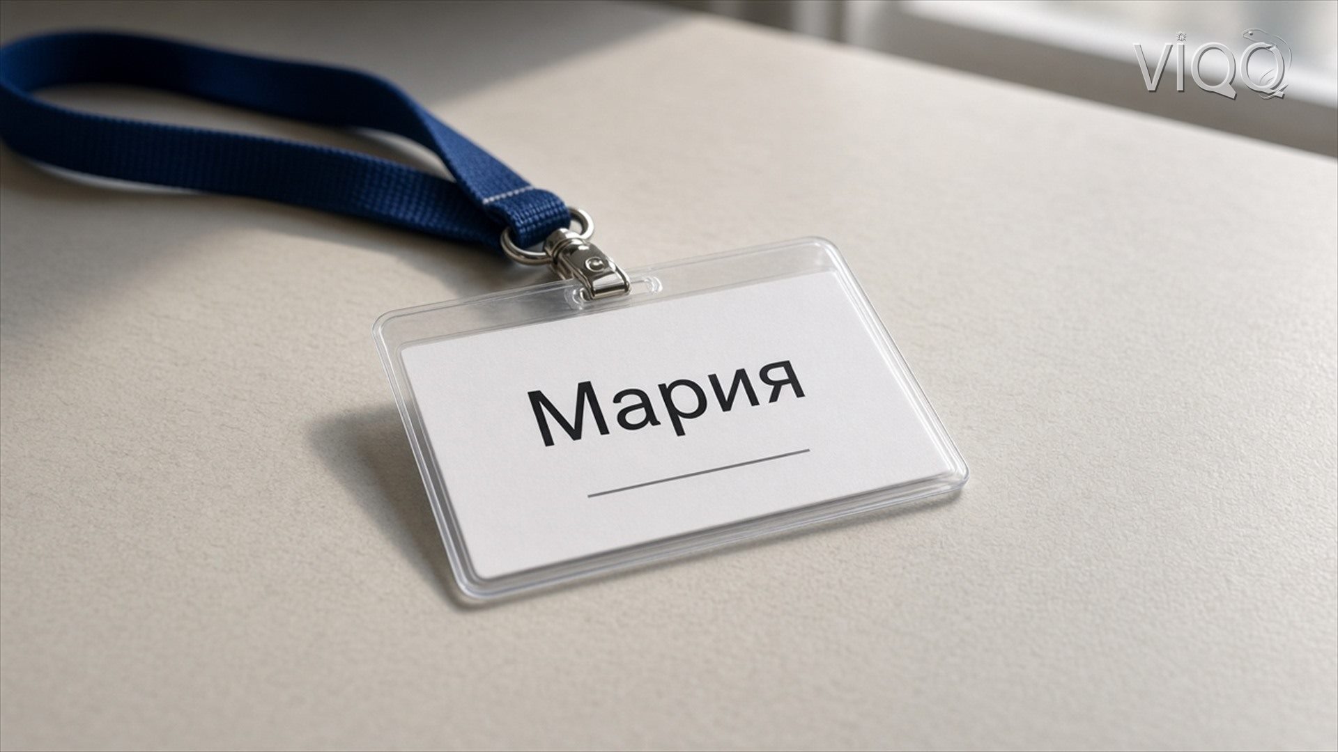 Бейдж на ленте с именем