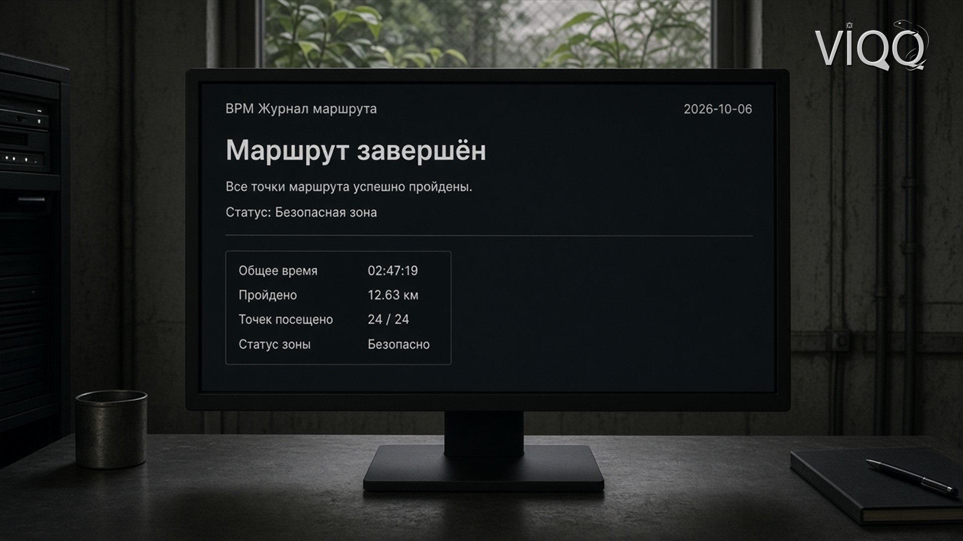 Экран BPM-системы: результат шага для пользователя