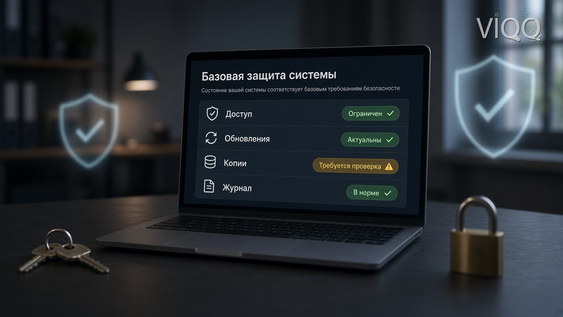 Панель защиты доступов