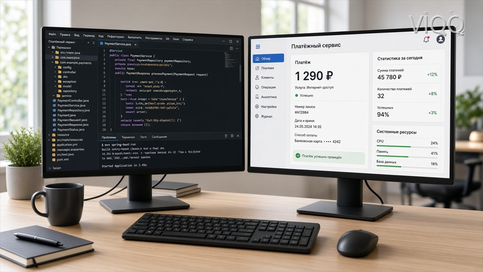 IDE Java и карточка Платёж 1 290 ₽