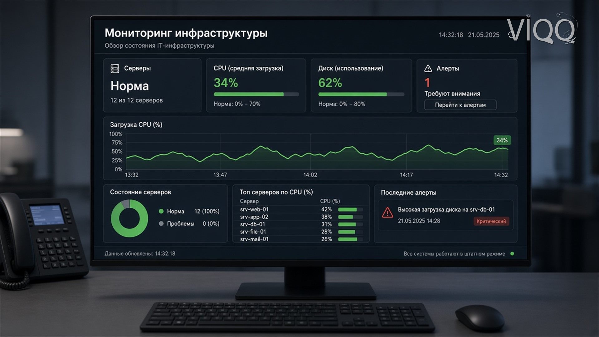 История выкатов: версии, время и кнопка Откатить