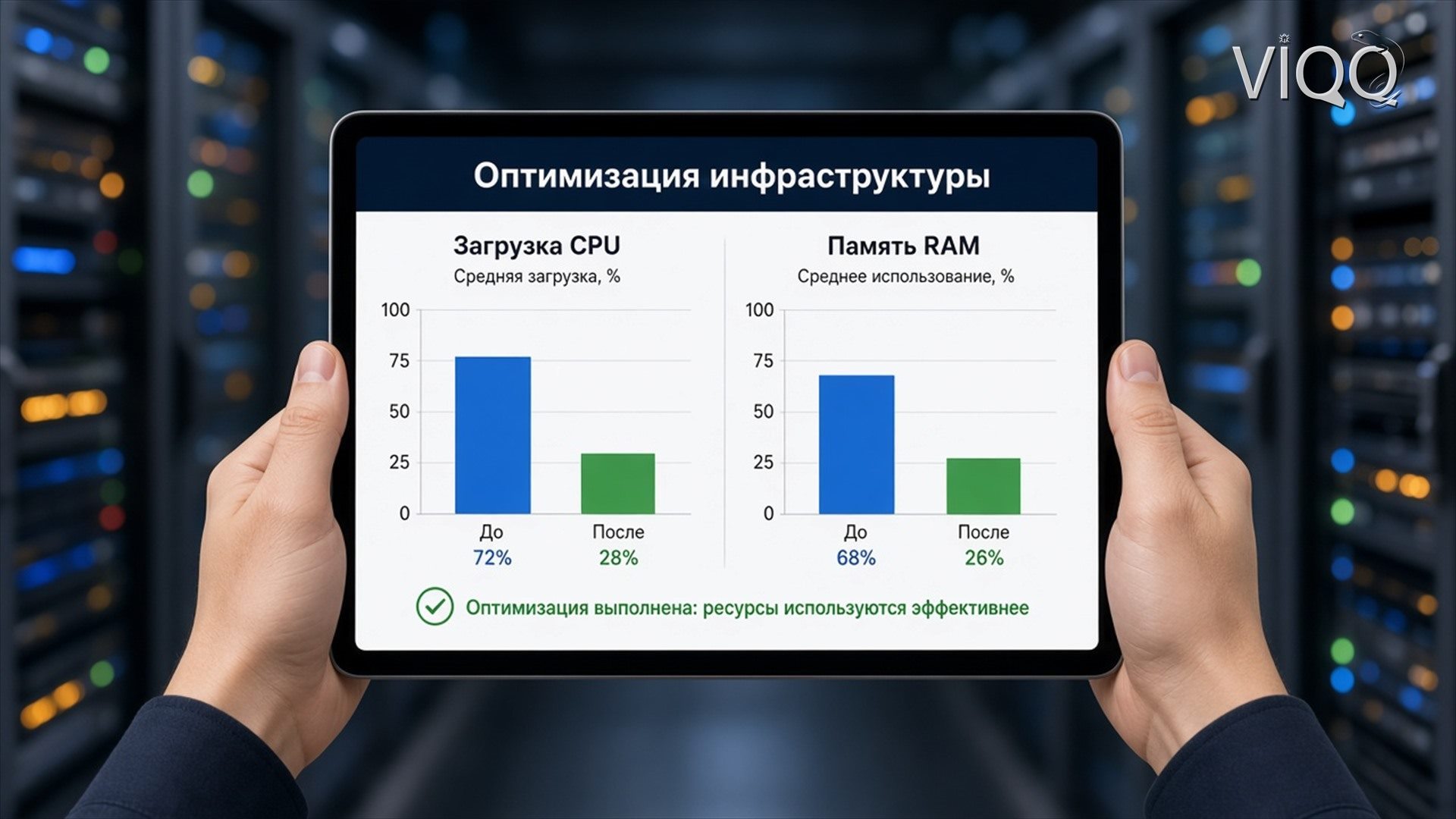 Схема узлов: сайт, база, кэш, очередь и их загрузка