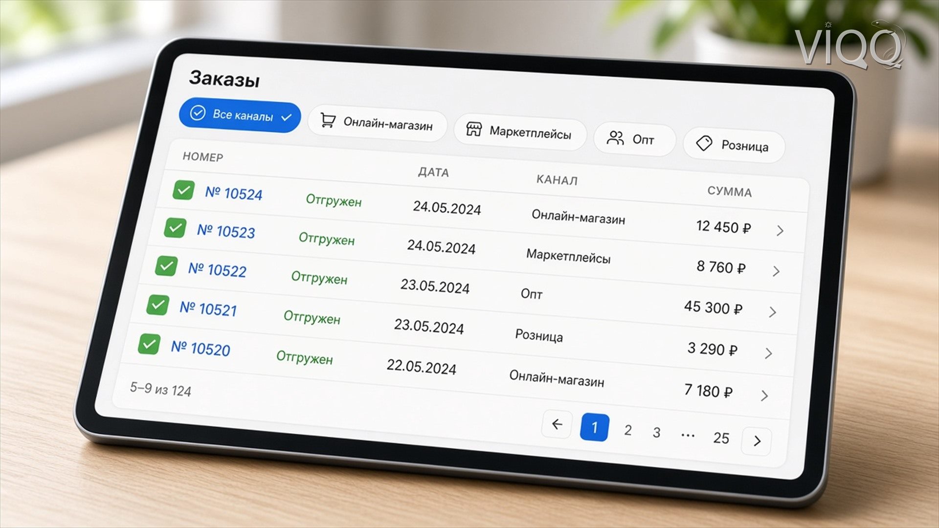 Заказ отгружен: статус Отправлен синхронизирован с площадкой