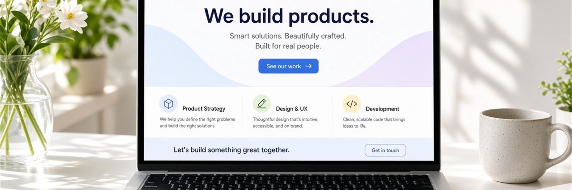 Landing page or a company website
