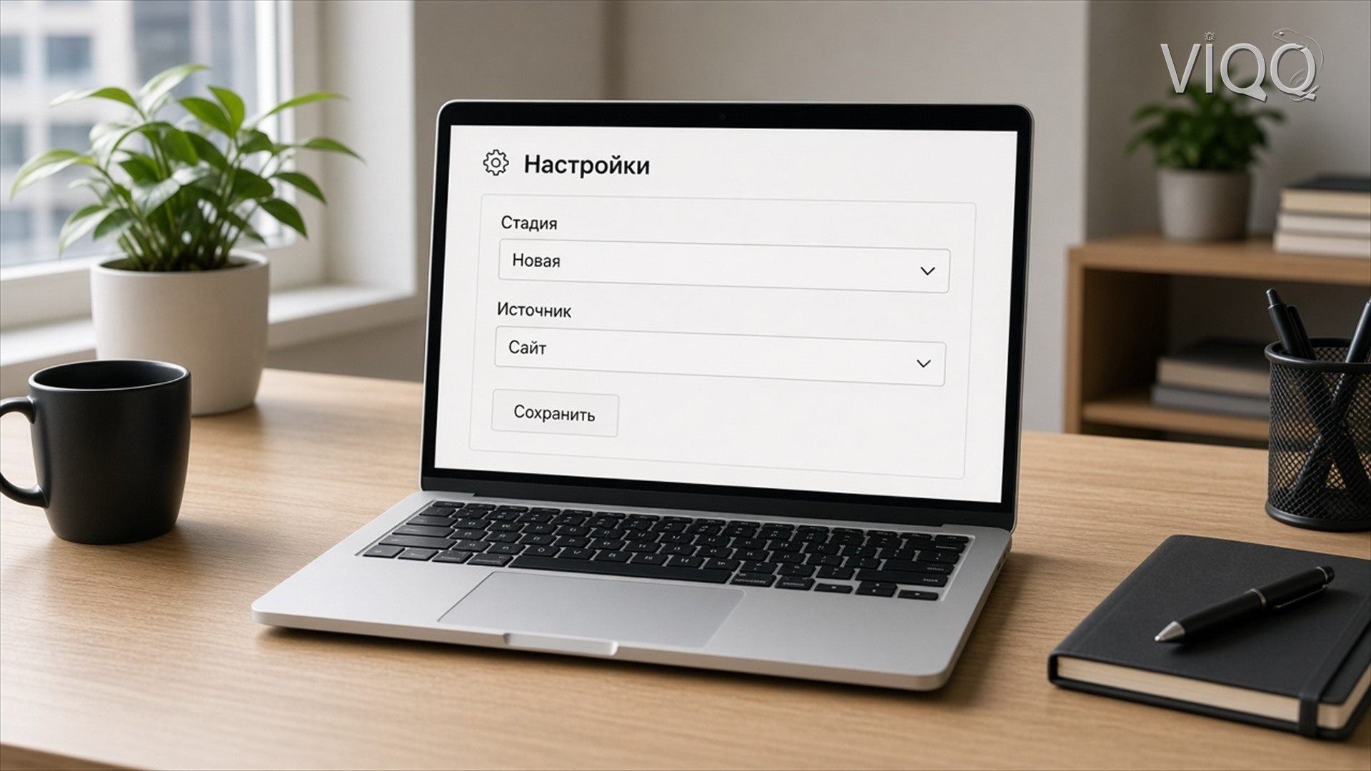 Настройки полей Стадия и Источник